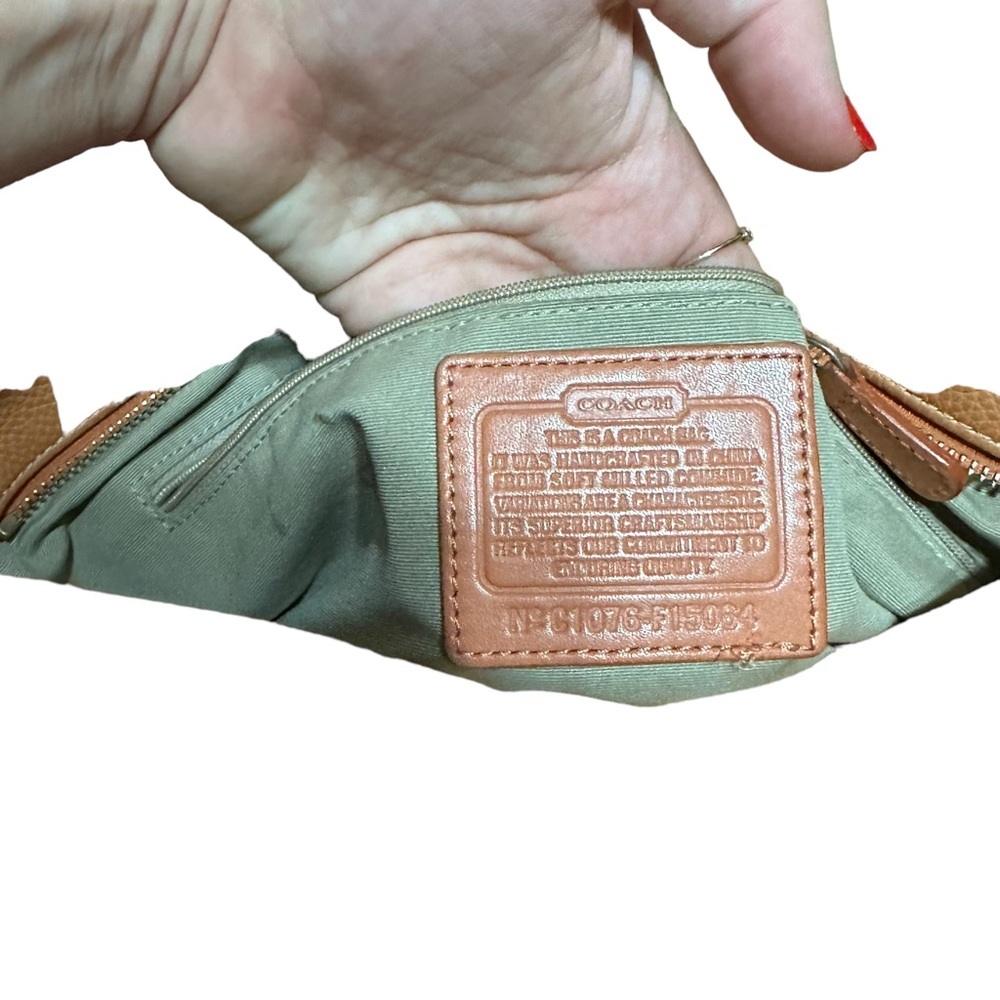 Coach Soft Pebbled Peach Purse - image 8